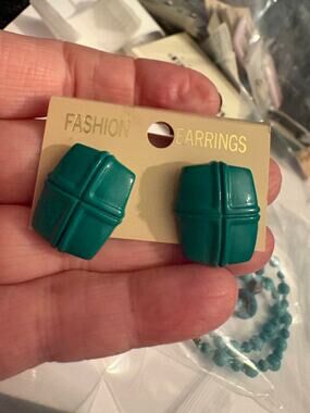 Vintage post earrings circa 1980